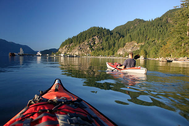 Paddling Canada stock photo