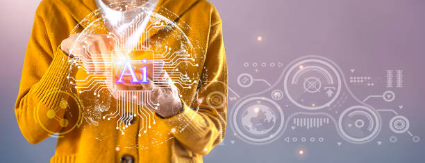 istock Businesspeople can use the Internet, links to artificial intelligence, virtual reality, and mobile internet technology. 1459263015