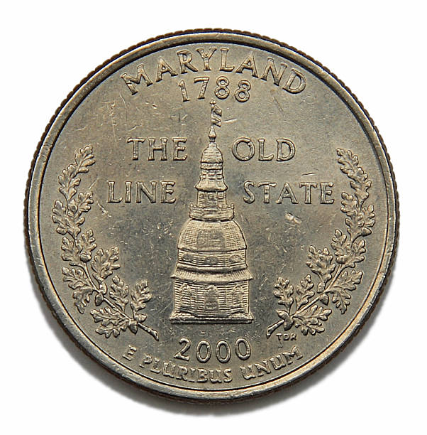 istock Maryland USA quarter dollar 145926310