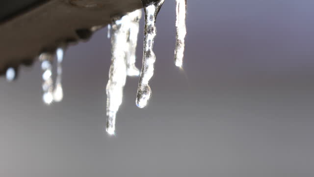 Icicles are melting