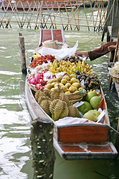 istock Floating market Thailand 145927517
