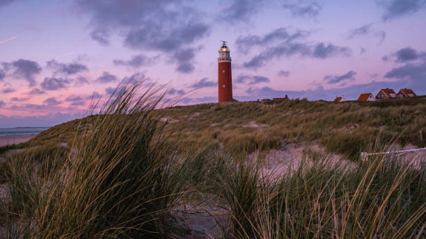 istock Texel lighthouse during sunset Netherlands Dutch Island Texel Holland 1459280277