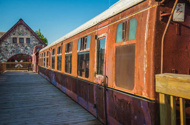 Abandon historic Standish Michigan passenger train station