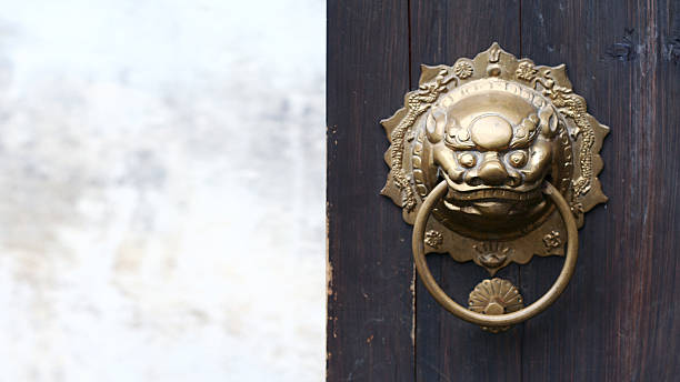 istock Chinese traditional door 145928140