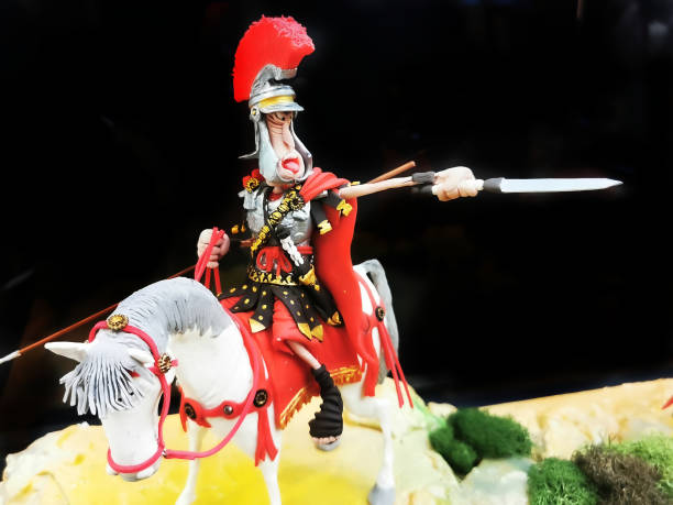 istock dolls dressed as Roman soldiers 1459283743