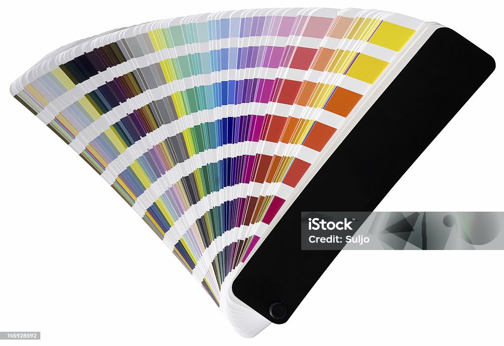 Pantone scala ritaglio - Foto stock royalty-free di Arcobaleno