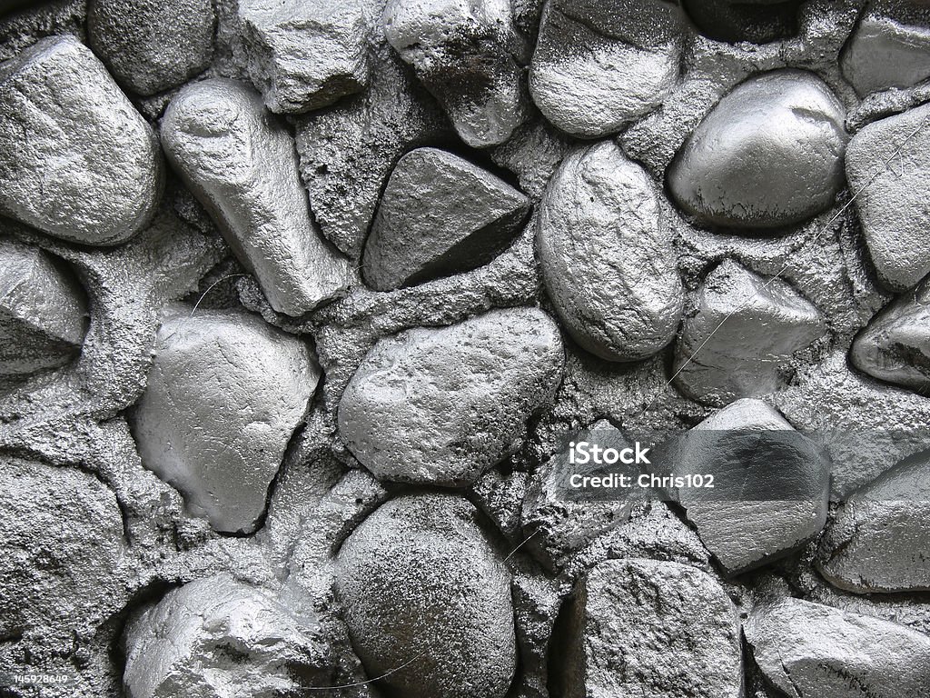 Silver kamienny Mur tło - Zbiór zdjęć royalty-free (Abstrakcja)