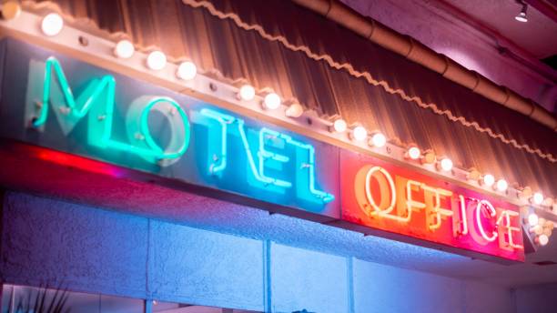 istock Night city lights. Bright and colorful illumination. 1459290975