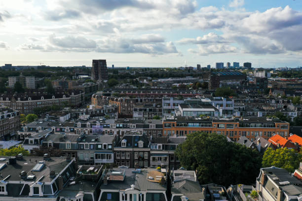 istock Roofs in Amsterdam, Netherlands 1459292485