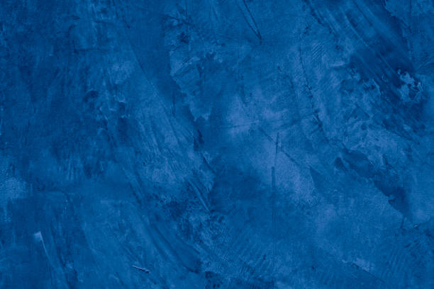 istock Old wall pattern texture cement blue dark abstract  blue color design are light with black gradient background. 1459296308