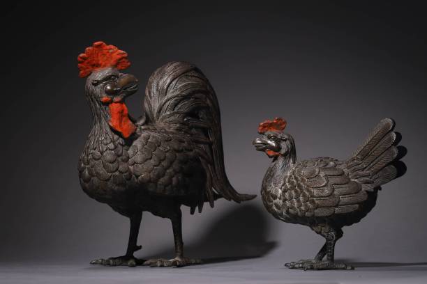 istock Closeup of beautiful statues on a table 1459301583