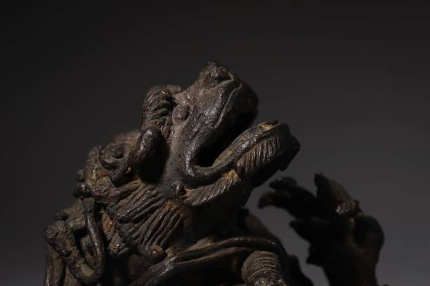 istock Closeup of a beautiful statue on a table 1459301628