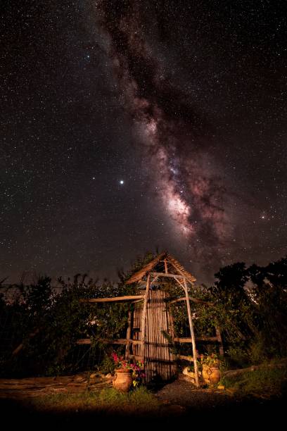 istock Mesmerizing shot of a the milky way sky 1459304130