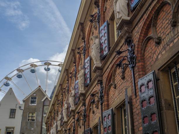 istock Low angle shot of a tower facade 1459304459