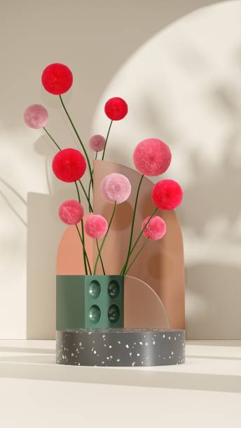 istock 3D illustration of empty space podium display for product, natural background 1459305901