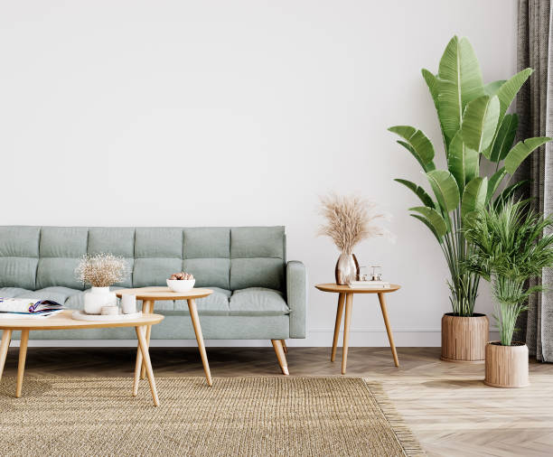 istock Interior mock up in living room 1459306191