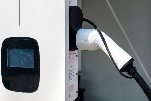 istock Electric car charging station unit 1459308151