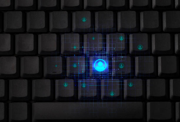 istock Social Media Connections on black computer keyboard 1459309618