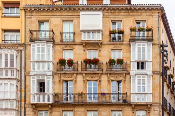 istock Beautiful typical building in Vitoria-Gasteiz, Basque Country, Spain 1459312394