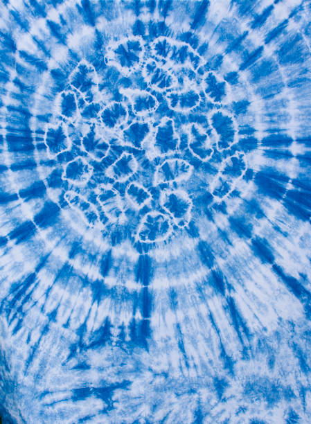 istock Thai craftsmanship technician or professional artist working batik ikat and tie dye rayon fabric with indigo nature color or mauhom natural colour in studio workshop at Nonthaburi of Thailand 1459318165