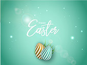 istock Happy Easter banner, poster, greeting card. 1459329817