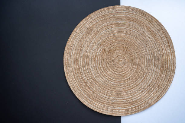 istock Japanese or Chinese table setting with traditional table mat and dinnerware 1459331068