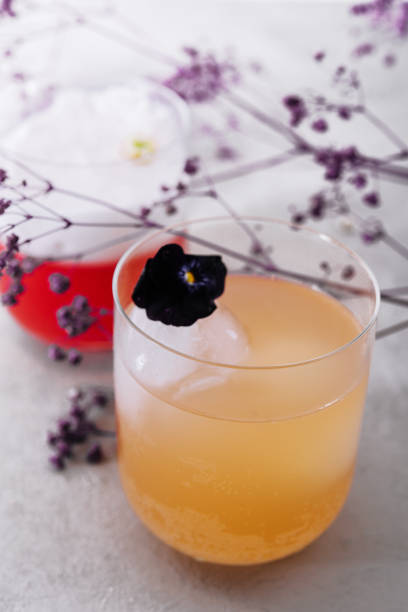 istock yellow and red cocktails with a white foam 1459331843