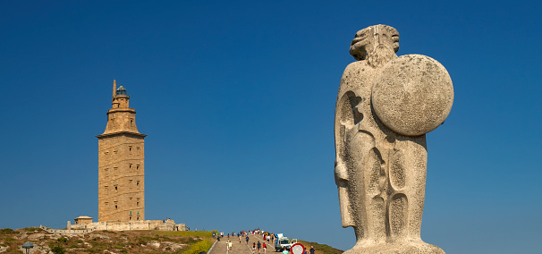 Hercules Tower Lighthouse, La Coruña, Spain, Europe