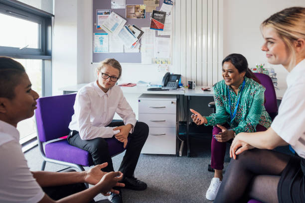 istock Classroom Meeting with Teacher 1459334324