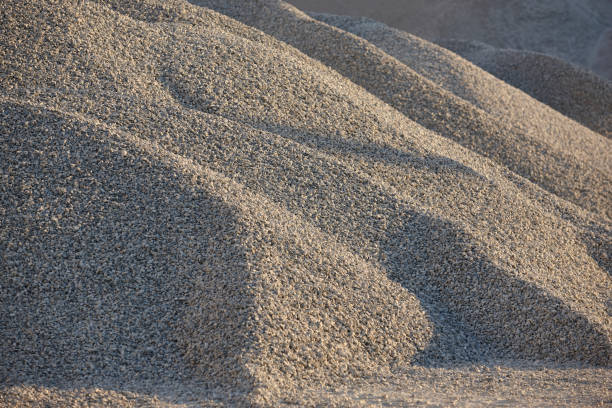 istock Mining industry. Opencast quarry with gravel on the ground. Geology 1459336300