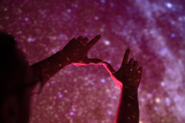 istock Enjoying night sky and Milky Way stars. 1459339333