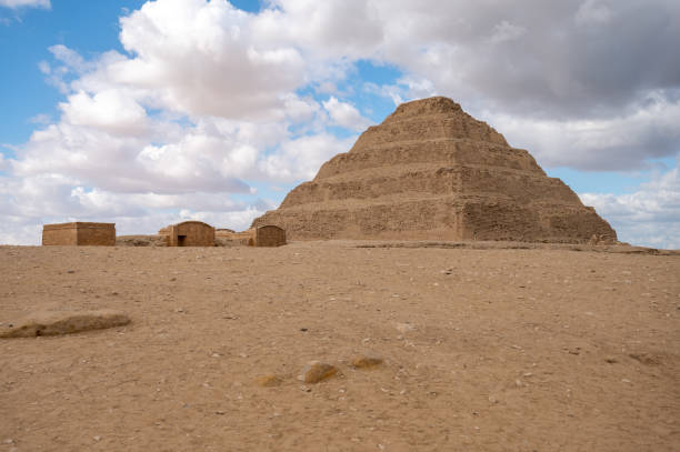 Djoser Step Pyramid, Saqqara, Cairo, Egypt stock photo