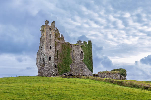 Ballycarbery Castle ruins 3 kilometres from Cahersiveen, County Kerry, Ireland. No admission fee.
