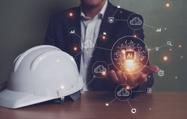 istock Selective focus at men hand that typing on keyboard to enter command for AI that can access to cloud computing unit that can access to industrial business database to create marketing campaign. 1459356391