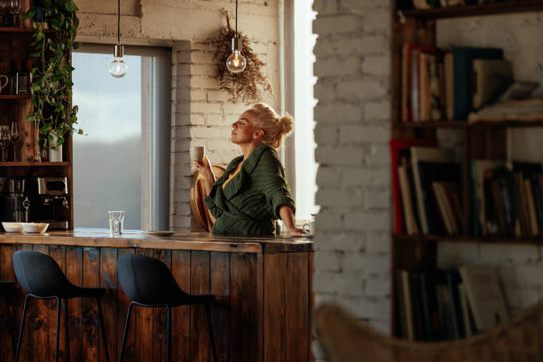 istock Senior woman relaxing at home. 1459362738
