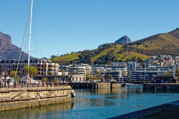 istock Entrance to small craft harbour in Cape Town 1459365054
