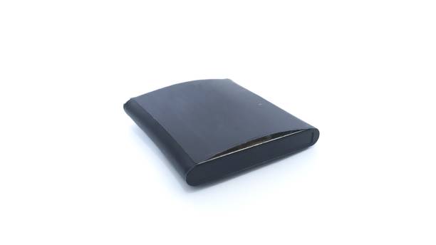 istock Bloated smart phone battery. Damaged smart phone lithium ion battery on white background. 1459367759