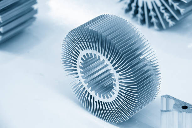 istock The circular shape of heat sink. 1459369412