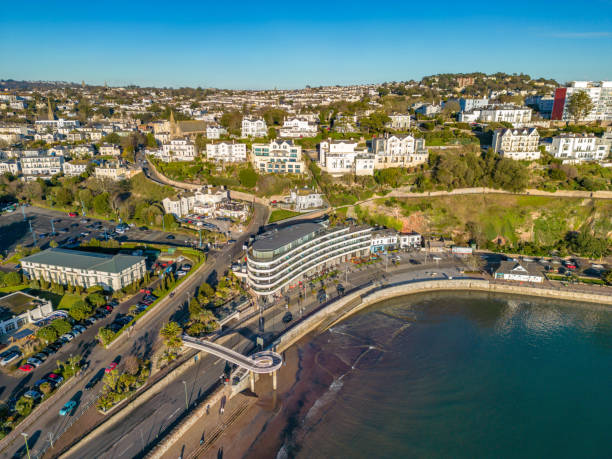 istock Spiral footbridge in Torquay 1459369485