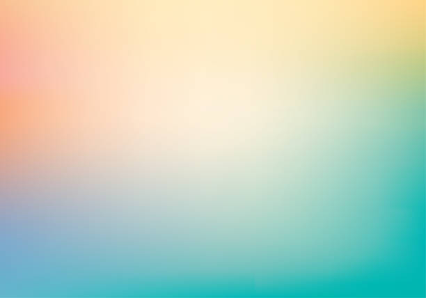 ilustrações de stock, clip art, desenhos animados e ícones de abstract defocused background. spring. summer. sea. - abstract backgrounds blue green