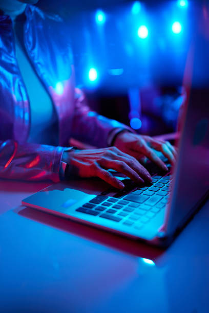 istock Closeup on woman with laptop 1459377275