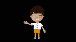 Boy Waving Animation Character Talking Head Loop Alpha Stock Video - Download Video Clip Now - iStock Boy Waving Animation Character Talking Head Loop Alpha Stock Video - Download Video Clip Now - iStock