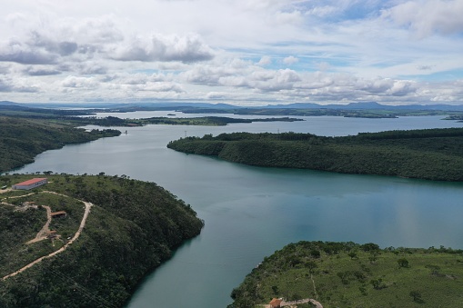 Furnas dam located in the state of Minas Gerais, Brazil