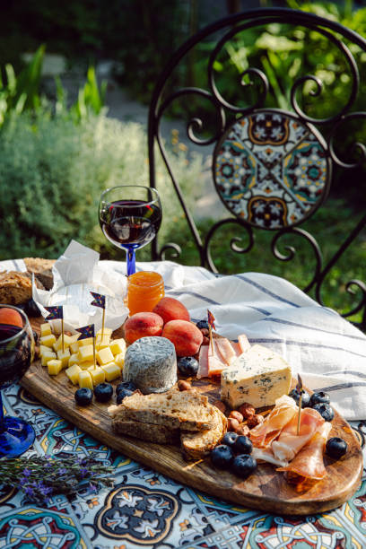istock Cheese board for garden party 1459384328