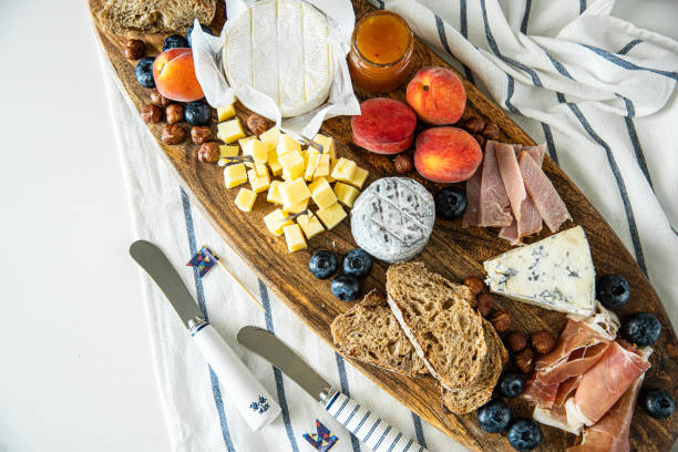 istock Cheese board for garden party 1459384336