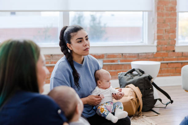 istock Young adult female empathizing with her friend 1459385986
