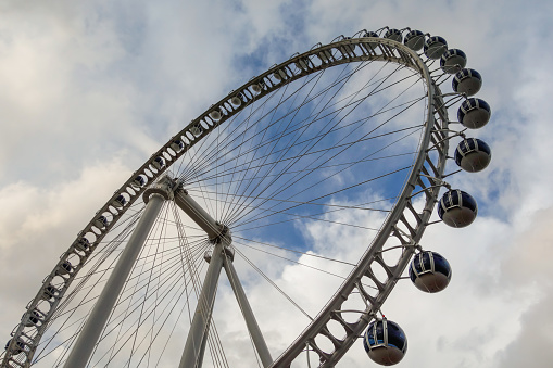 Sao Paulo, Brazil: Roda Rico, largest Ferris wheel in Latin America, at Villa Lobos Park.