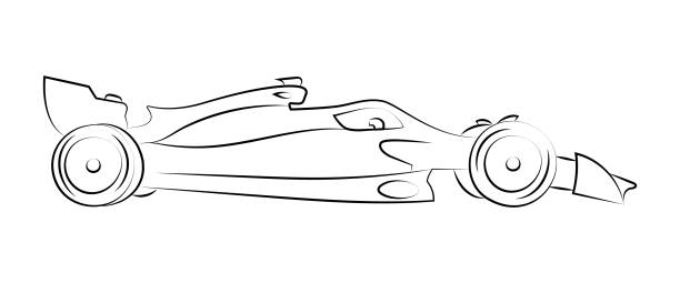 Race Car Drawing Illustrations, Royalty-Free Vector Graphics & Clip Art -  iStock