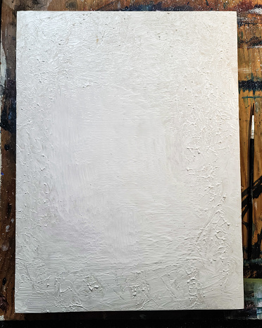 Painting Starting with Textured Gesso
