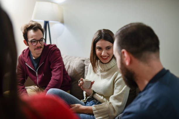 istock Friends Discussing Astrology And Coffee Divination 1459423031